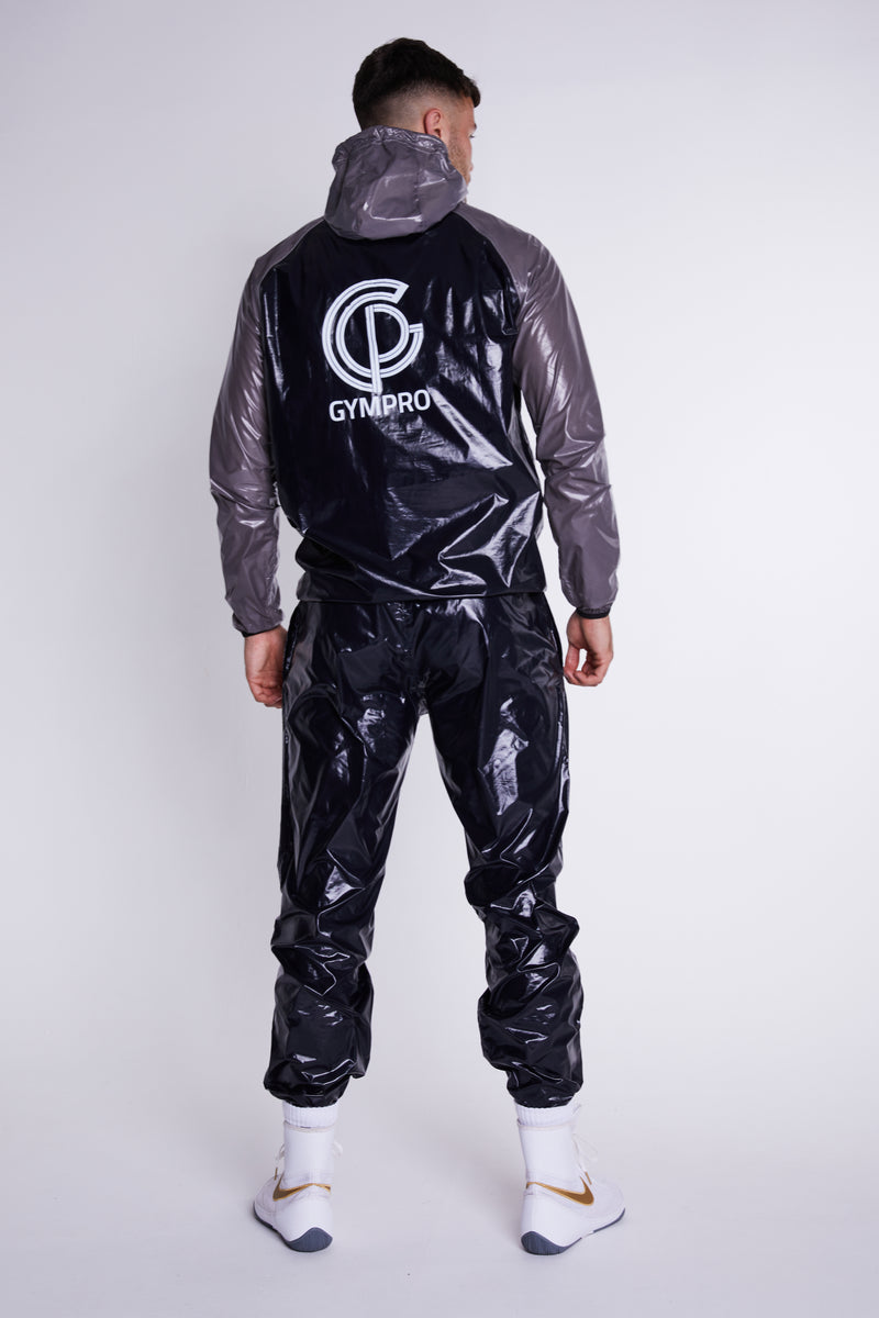 Black best sale sauna suit