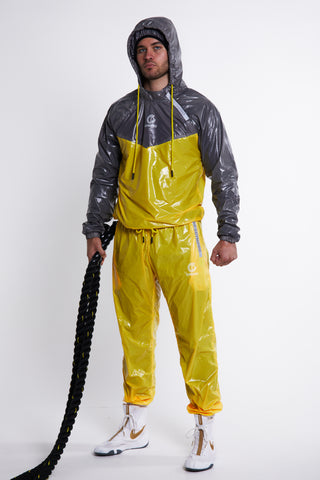 Hybrid Performance Sweat Suit - Yellow/Grey