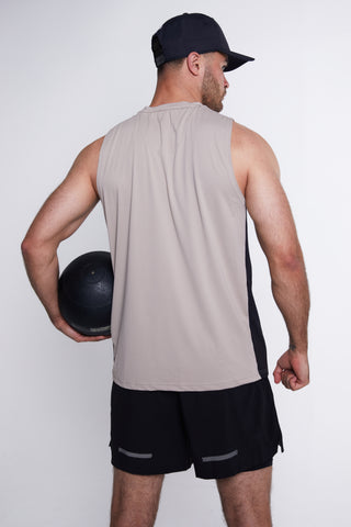 Hybrid Performance Tank - Taupe