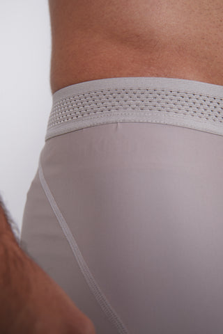 Hybrid Performance Compression Shorts - Taupe