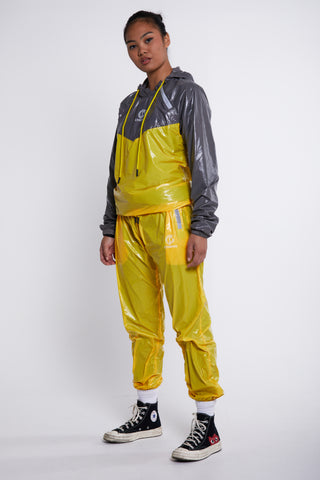 Womens - Hybrid Performance Sweat Suit - Yellow/Grey
