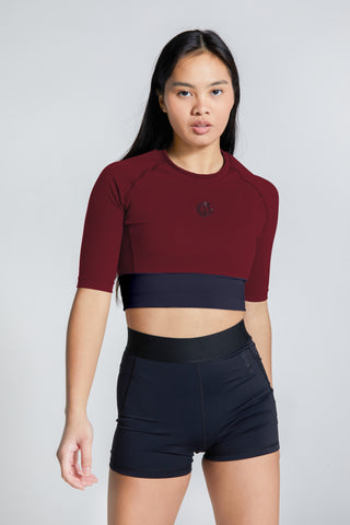 Womens - GymPro Crop Top - Red