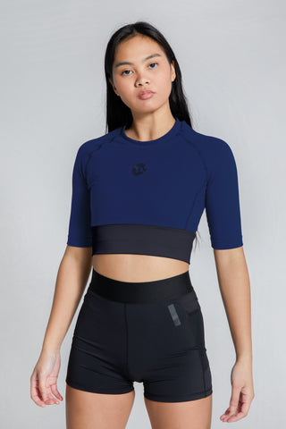 Womens - GymPro Crop Top - Blue