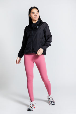 Womens- Lightweight Running Jacket - Black