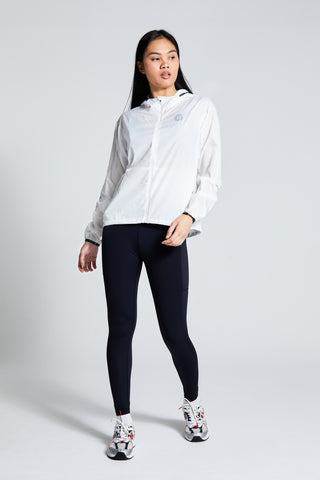 Womens- Lightweight Running Jacket - White