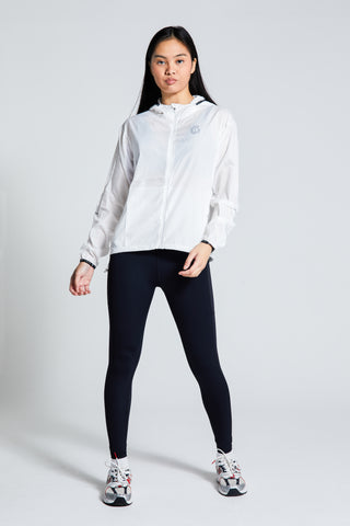 Womens- Lightweight Running Jacket - White