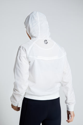 Womens- Mesh Training Jacket - White