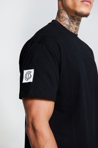 Mens- Oversized T-shirt - Black