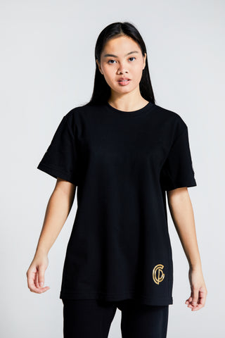 Womens - Oversized T-shirt - Black