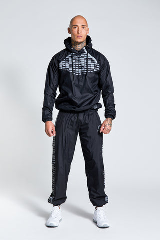 Hybrid Reflective Performance Sweat Suit - Black