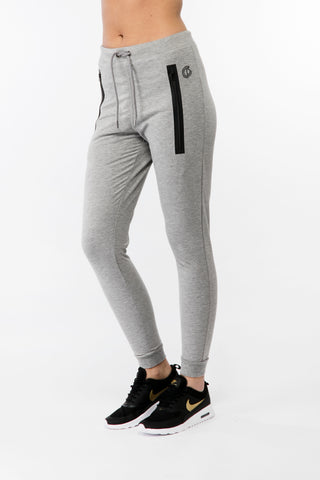 Grey GymPro Luxury Fitted Joggers