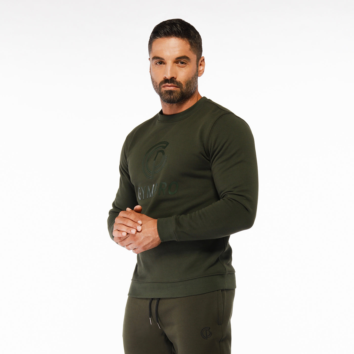 Khaki on sale mens sweatshirt